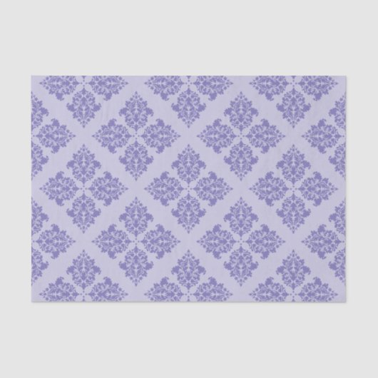 Paarse Marokkaanse Damask Tissuepapier (Voorkant)