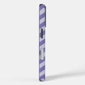 Paarse Marokkaanse Moods Chevrons met monogram Case-Mate iPhone Case (Achterkant / Rechts)