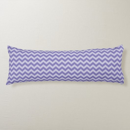 Paarse Marokkaanse Stemmingen Chevrons Lichaamskussen (Voorkant)