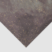 Paarse maroon sky gouden sterren in de Bourgondisc Tissuepapier (Detail)