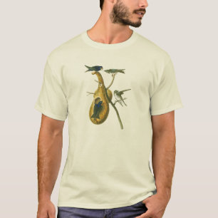 Paarse Martin John James Audubon Birds of America T-shirt