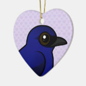 Paarse Martin Keramisch Ornament (Links)