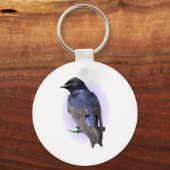 Paarse Martin Male Sleutelhanger (Voorkant)