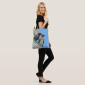 Paarse Martin Mates Tote Bag (Op model)