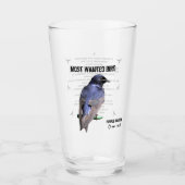 Paarse Martin Meest Gezochte Bird Glas (Voorkant)