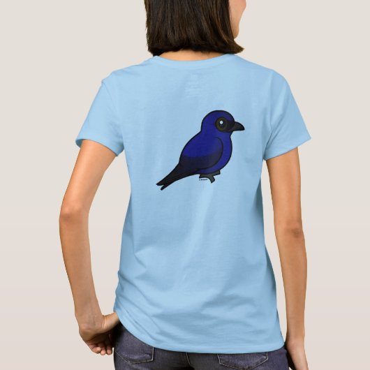 Paarse Martin T-shirt (Achterkant)