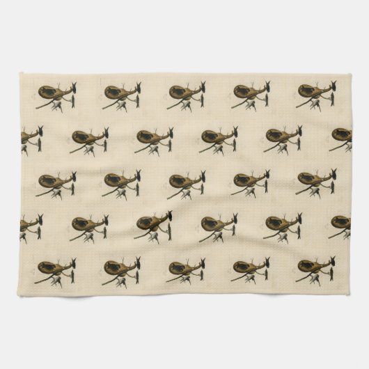 Paarse Martin uit Audubon's Birds of America Theedoek (Horizontaal)