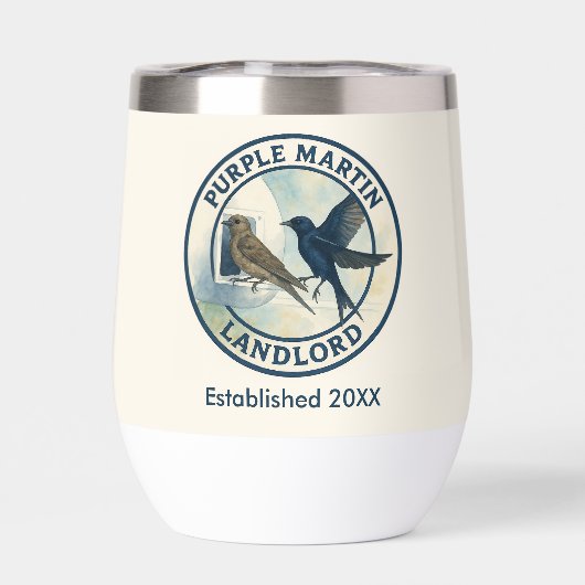 Paarse Martin verhuurder Natuur Swallow Bird kaleb (Achterkant)