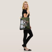 Paarse Martin-voedingstijd Tote Bag (Op model)