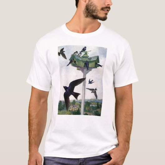 Paarse Martins en hun geboorteland T-shirt (Voorkant)