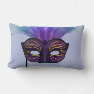 Paarse Maskerade Masker Carnaval Feest Kunst Kussen