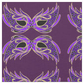 Paarse maskermaskers stof (Close Up)