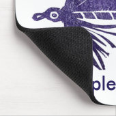 "Paarse Matuka" Klassieke forel Fly Mousepad Muismat (Hoek)