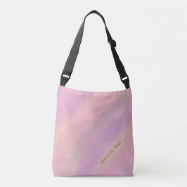 Paarse Mauve 80s Mode Crossbody Tas