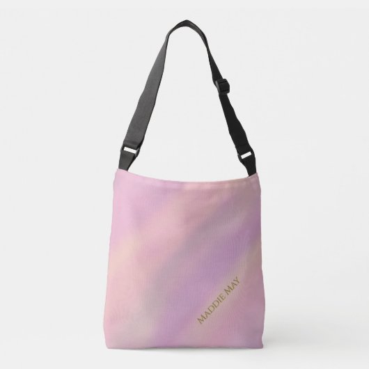 Paarse Mauve 80s Mode Crossbody Tas (Voorkant)
