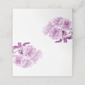 Paarse Mauve Blossom bloementent plaatskaarten Plaatskaartje (Buitenkant ongevouwen)