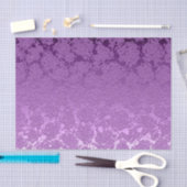 Paarse Mauve Color Floral Print Succulent Pattern Tissuepapier (Craft)