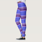 Paarse Mauve en blauw Leggings (Links)