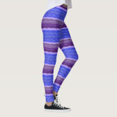 Paarse Mauve en blauw Leggings (Rechts)