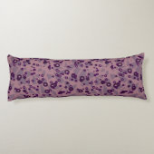 paarse mauve geometrisch lichaamskussen (Achterkant)