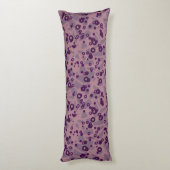paarse mauve geometrisch lichaamskussen (Achterkant (Verticaal))