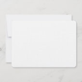 Paarse Mauve Pink Classy Garden Butterfly Kaart (Achterkant)