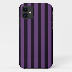 Paarse Mauve Stripes Case-Mate iPhone Case