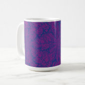 Paarse Maze Koffiemok (Voorkant links)