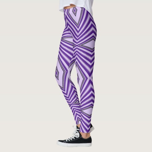Paarse Maze Leggings (Links)
