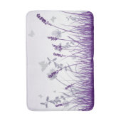 Paarse Meadow en Butterfly Badmat (Voorkant Verticaal)