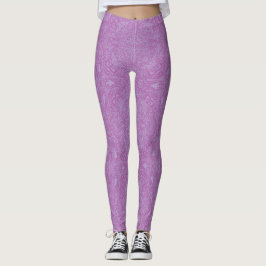 Paarse Medaillon Leggings