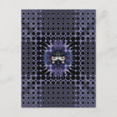 Paarse Meditatie Briefkaart (Voorkant)