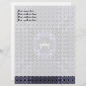 Paarse Meditatie Gepersonaliseerd Briefhoofd (Voorkant / Achterkant)