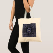 Paarse meditatie tote bag (Voorkant (product))