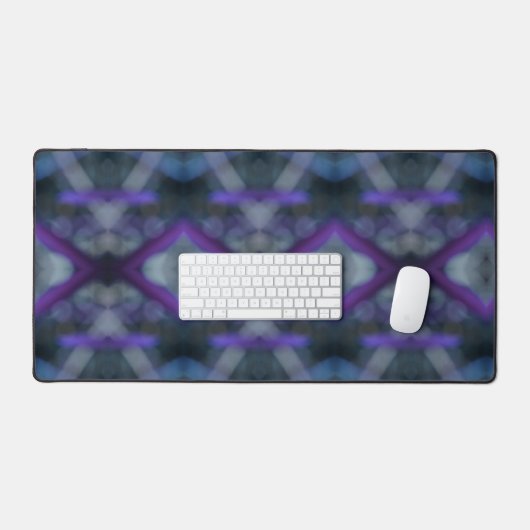 Paarse Medley Boho Chic Abstract Bureaumat (Keyboard & Muis)