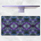 Paarse Medley Boho Chic Abstract Bureaumat
