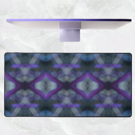 Paarse Medley Boho Chic Abstract Bureaumat