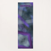 Paarse Medley Boho Chic dubbelzijdig afdrukken Yogamat (Achterkant)