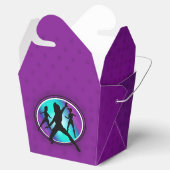 Paarse Meisjes Spion Party Favor Box Bedankdoosjes (Geopend)