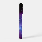 Paarse Melkweg Cluster Ruimte Afbeelding iPhone Hoesje (Rechterkant)
