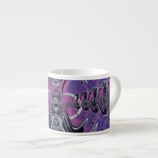 Paarse Melkweg Espresso Kop (Voorkant rechts)