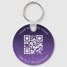 Paarse melkweg Je aangepaste zakelijke Qr-codescan