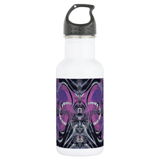 Paarse Melkweg Waterfles (Voorkant)