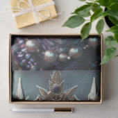 Paarse Mensen Eater Dragon Decoupage Tissuepapier (Geschenk)