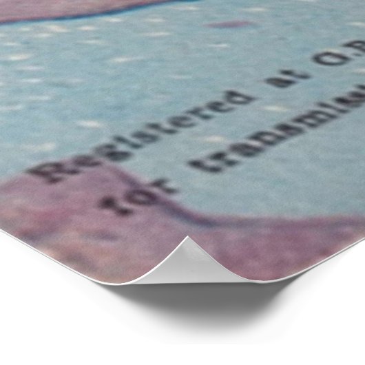  Paarse Mensen Eater Poster (Hoek)