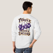 Paarse Mensen Eters Fan Ontwerp T-shirt (Achterkant volledig)