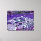 Paarse Meren Droom Canvas Afdruk (Voorkant)