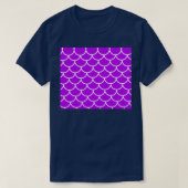 Paarse Mermaid T-shirt (Design voorkant)