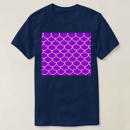 Paarse Mermaid T-shirt (Design voorkant)