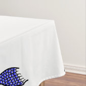 Paarse mermaid Tail Tablecloth Tafelkleed (Voorbeeld)